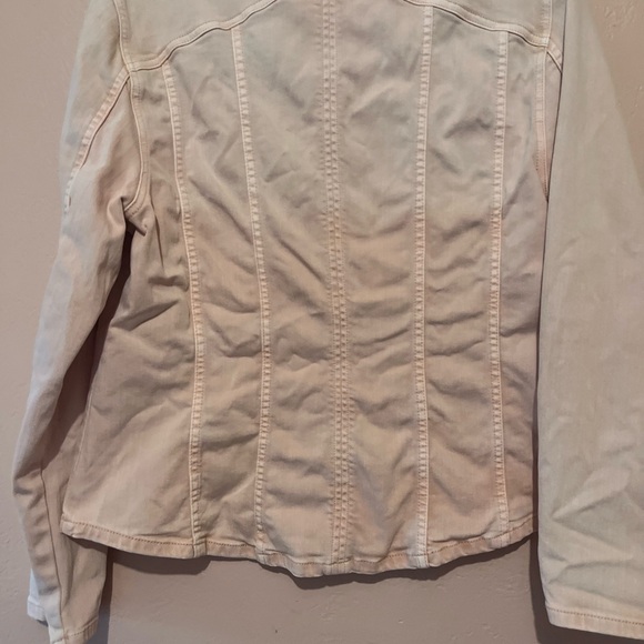 Chicos Stretch Denim Jacket Size large - Picture 7 of 12